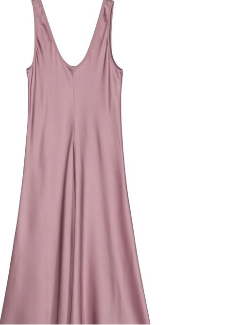 Mauve satin finish dress Forte forte | 12874MAUVE